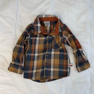 Dapper Dude Kids Plaid Button Down Shirt
